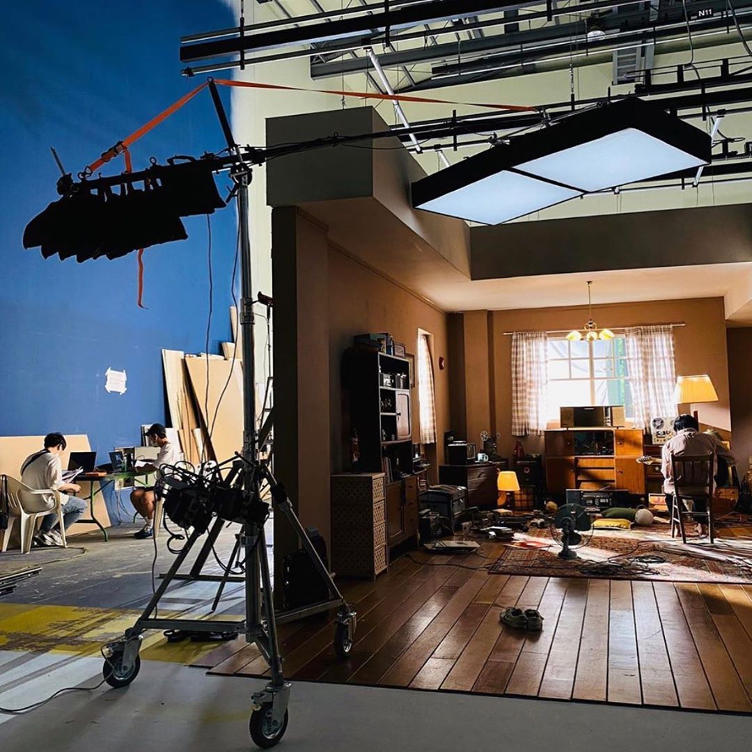 Construction d'un décor en studio